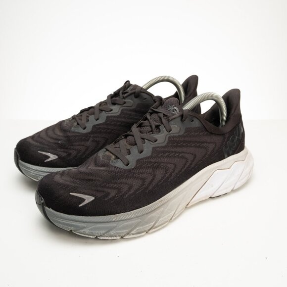 HOKA ONE ONE Arahi 6 black running shoes size 9.5 - Picture 6 of 12